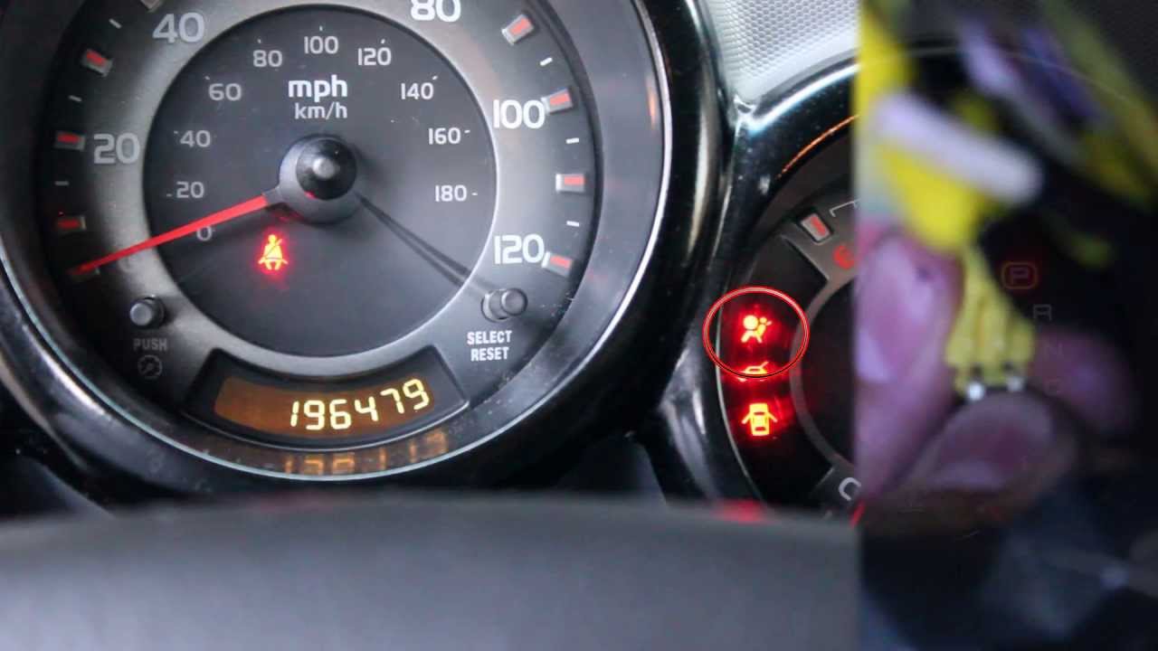 Honda element side airbag light on #3