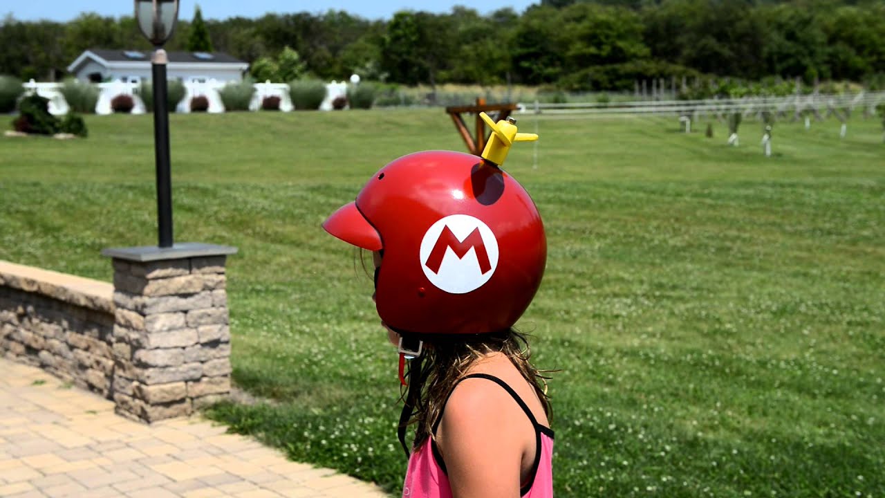 mario bike helmet