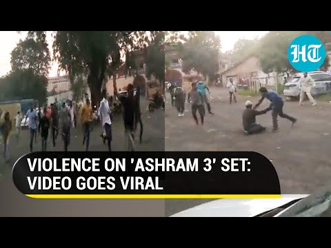 Bajrang Dal activists attack crew of Bobby Deol's Ashram 3, ink thrown at director Prakash Jha Bajrang Dal activists attack crew of Bobby Deol's Ashram 3, ink thrown at director Prakash Jha