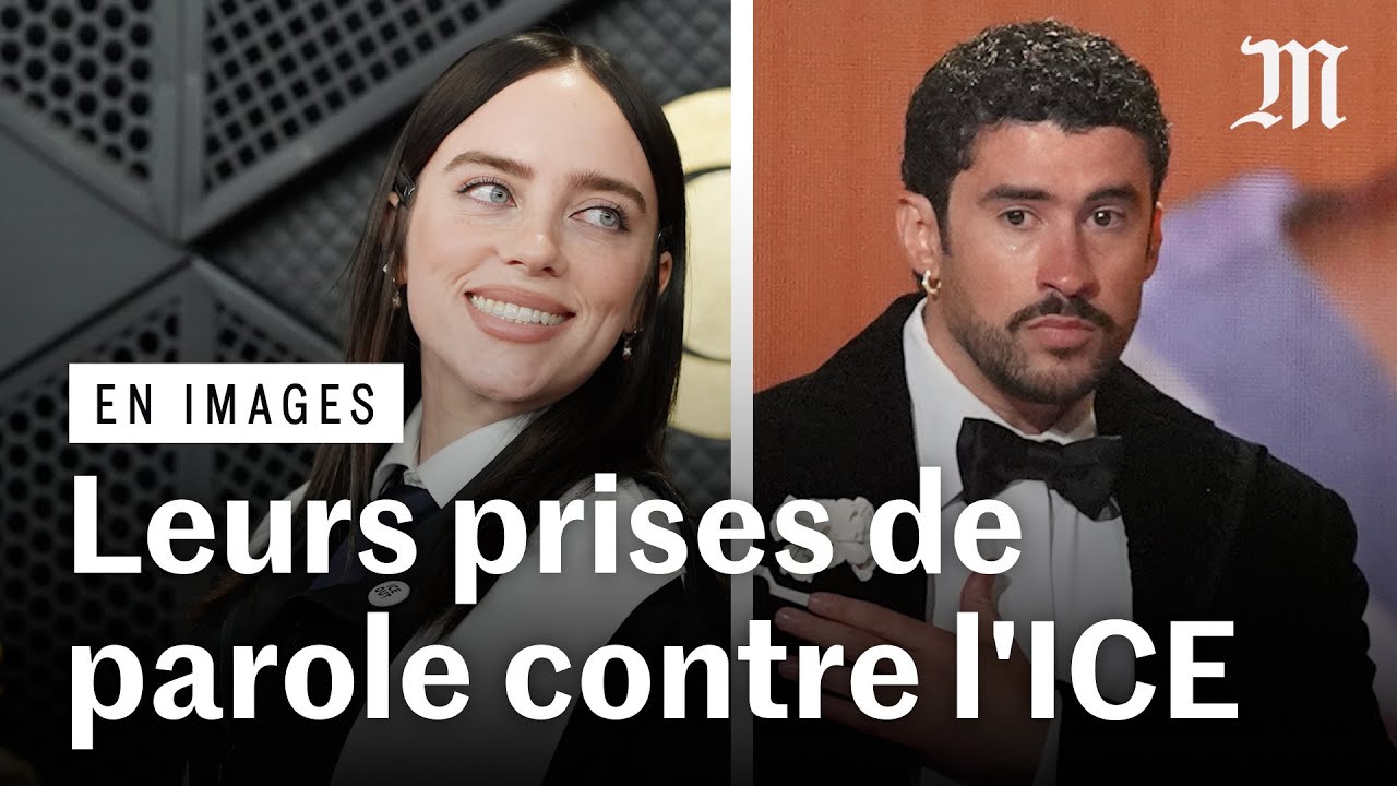 Grammy Awards : les discours de Bad Bunny et de Billie Eilish contre l'ICE