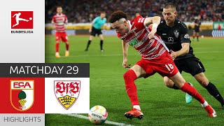 Augsburg Misses Liberation Blow | Augsburg — VfB Stuttgart | Highlights | MD 29 – Bundesliga 22/23