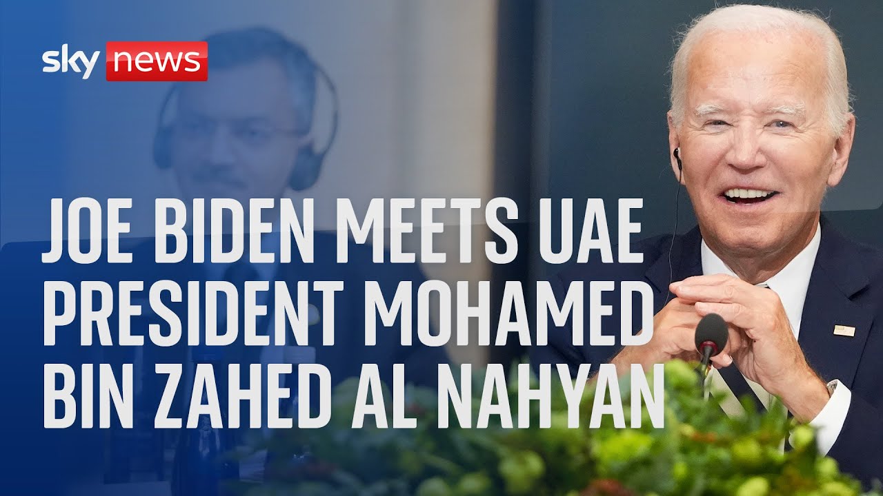 Watch live: Joe Biden meets UAE president President Mohamed bin Zahed Al Nahyan