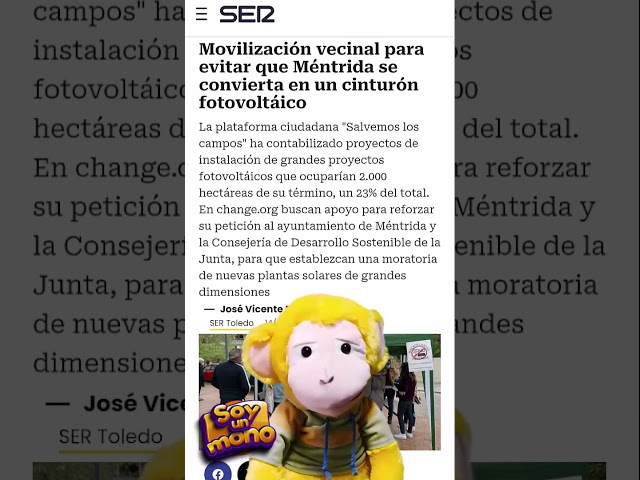 TRES NOTICIAS QUE SE ENTIENDEN MEJOR JUNTAS: 41 #fotovoltaica #incendio #méntrida