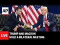 LIVE: Trump and Macron hold a bilateral meeting during UN General Assembly