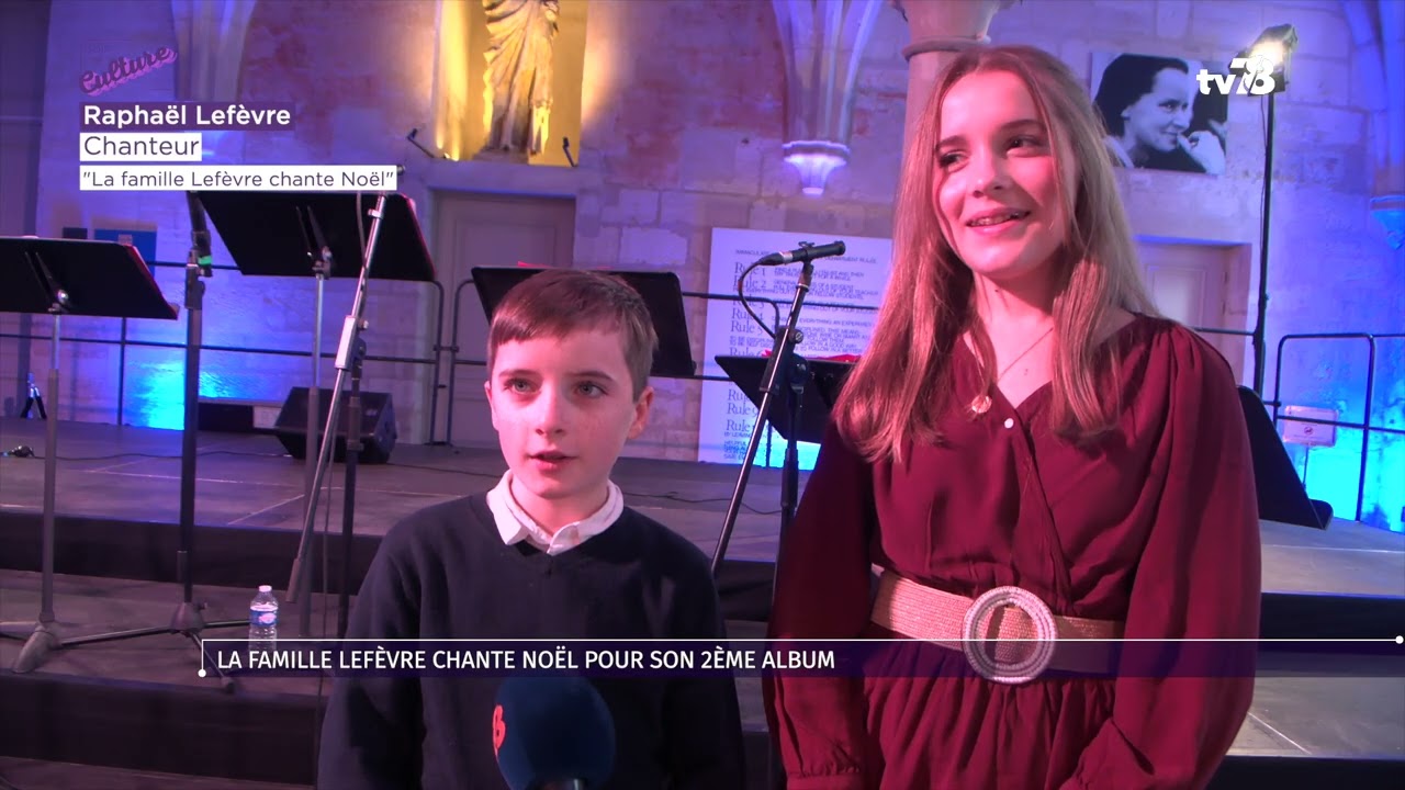 La famille Lefèvre chante Noël pour son 2e album