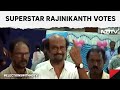Rajinikanth Vote | Superstar Rajinikanth Casts His Vote At Polling Booth In Chennai