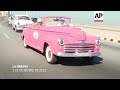 La Habana: Los autos americanos de los años 50 desfilaron en un rally  - 01:45 min - News - Video
