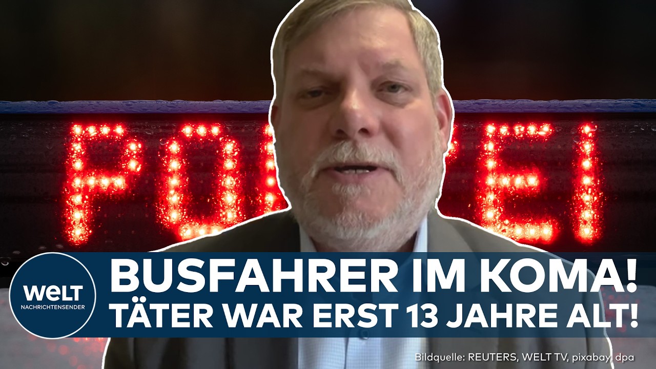 DEUTSCHLAND: Brutale Attacken! Busfahrer im Koma – ICE-Angriff schockt