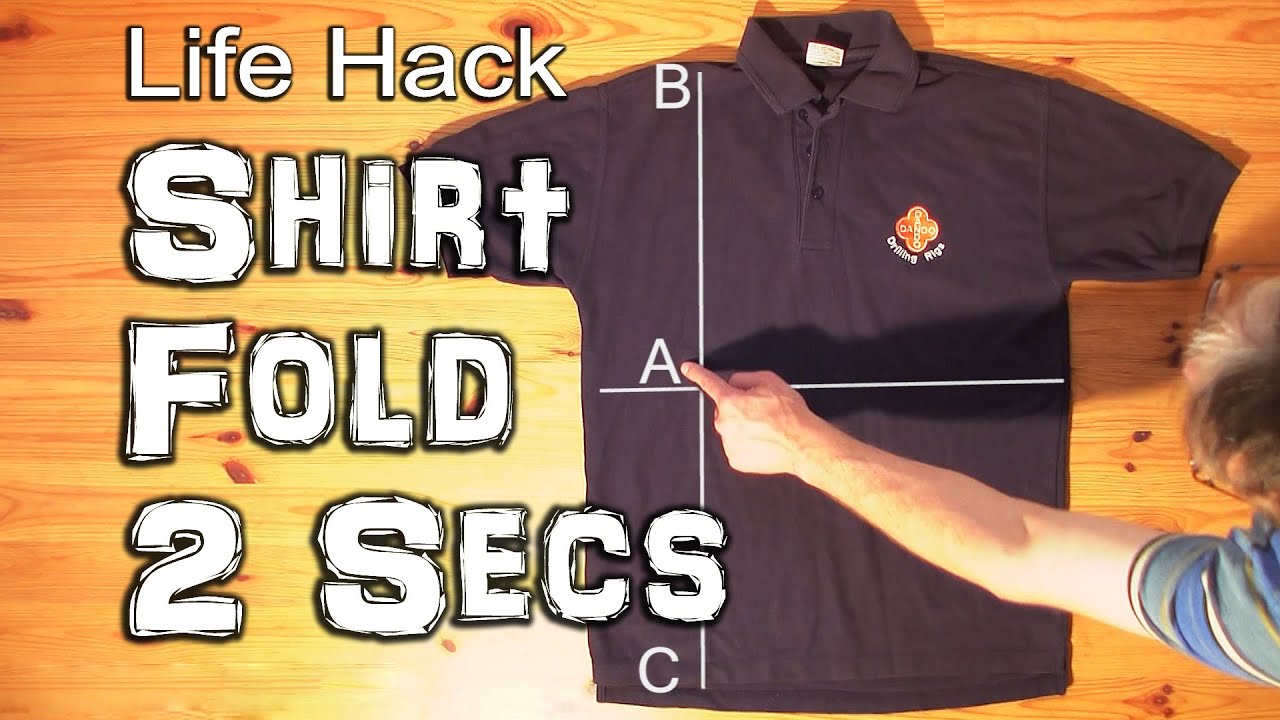 how-to-fold-a-shirt-in-under-2-seconds-youtube