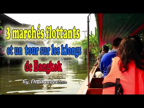 bangkok: 3 marchés flottants et un tour sur les klongs