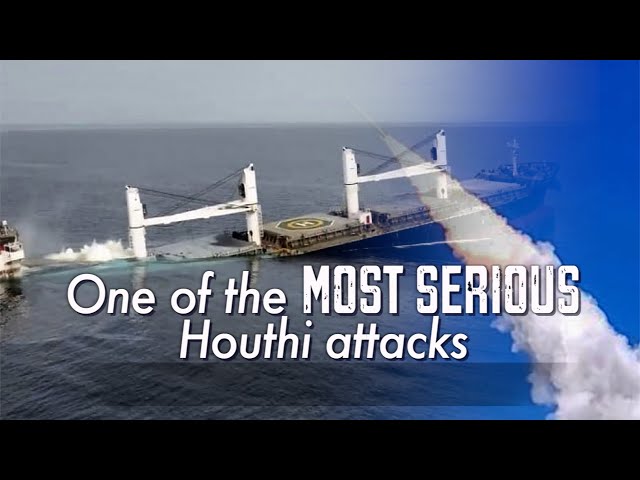 UN envoy warns of escalation after Houthis sink cargo ship in Red Sea