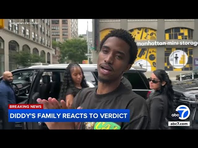Sean "Diddy" Combs' family celebrates after verdict