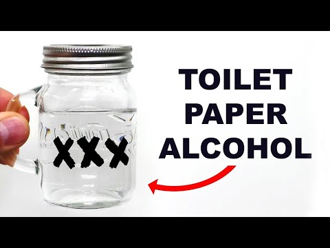 Pourquoi les gens se ruaient sur le papier toilette? pour le transformer en alcool!