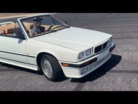 video 1990 Maserati Biturbo Spyder by Zagato