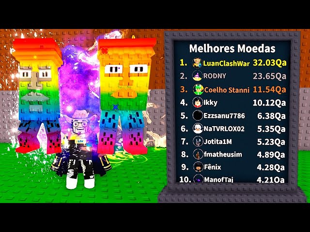 PEGUEI TOP 1 GLOBAL NO BRAINROT REPRESENTANDO O BRASIL! 🇧🇷🔥 sou o melhor BR do mundo!