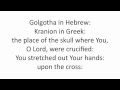 Golgotha - English