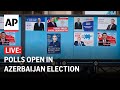 LIVE: Polls open in Azerbaijan presidential election