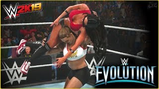 WWE 2K19 : Ronda Rousey vs Nikki Bella - WWE Evolution Full Match
