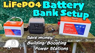 LiFePO4 Battery Bank - EASY Setup!  RV and Off-Grid Power Solutions