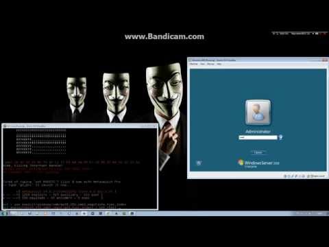 Kali-Linux [metasploit] Blue Screen Windows 2008 sp2 32b