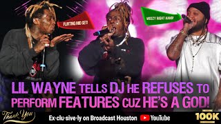 GUDDA GUDDA Crashes LIL WAYNE CONCERT, WEEZY Says He's NOT DOING FEATURES Anyone in NEW MEXICO 2022
