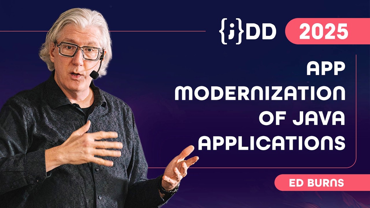 3.1.2 Ed Burns - App Modernization of Java applications. [JDD 2025]