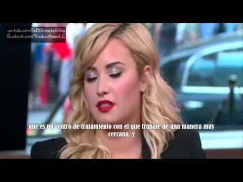 Demi Lovato habla de la muerte de su papá, subtitulado en español (GMA, 2013)