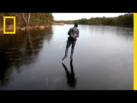 Upload mp3 to YouTube and audio cutter for Hear the Otherworldly Sounds of Skating on Thin Ice  National Geographic download from Youtube