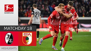 SC Freiburg — FC Augsburg 3-1 | Highlights | Matchday 18 – Bundesliga 2022/23