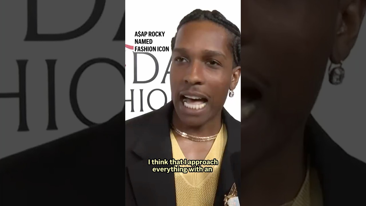 A$AP Rocky named fashion icon