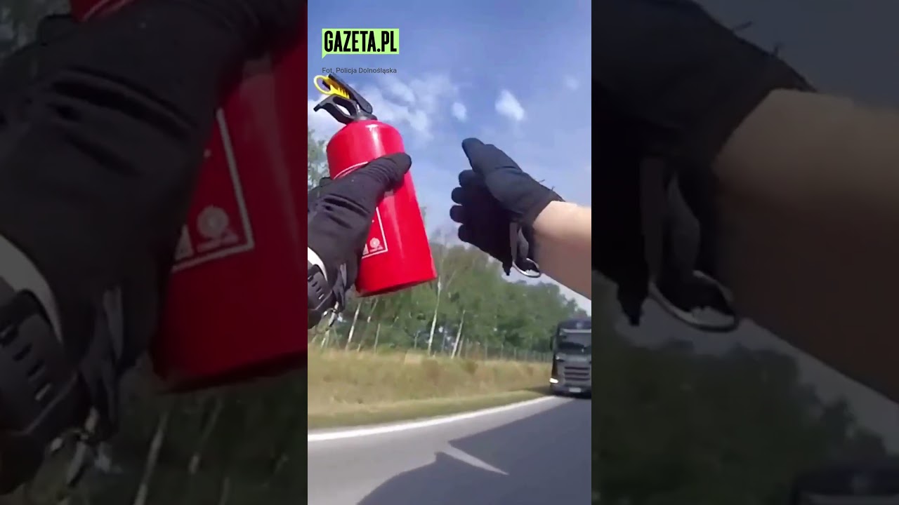 Dramatyczna akcja na A4. Płonęła ciężarówka