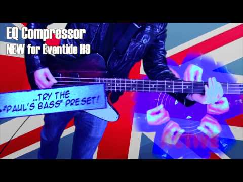 Eventide EQ Compressor for H9 - Bass Demo