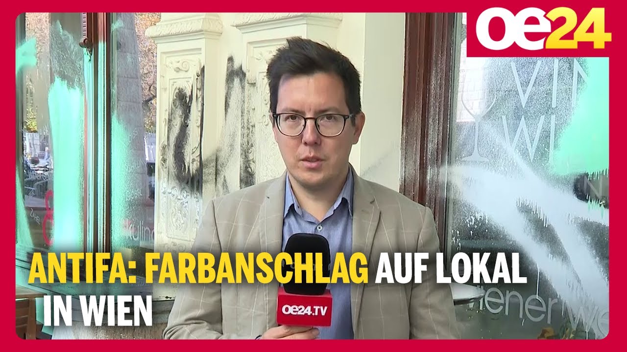 Antifa: Farbanschlag auf Lokal in Wien