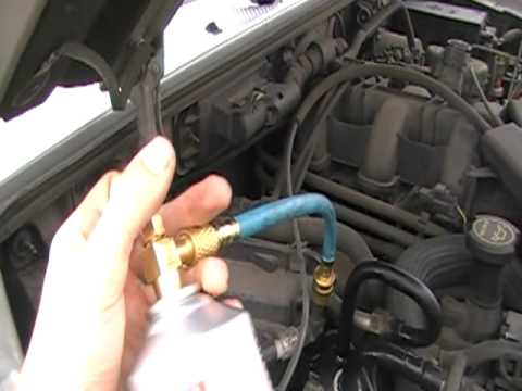 How to recharge a/c on a Ford Ranger with r134a - YouTube 03 ranger plug wiring diagram 