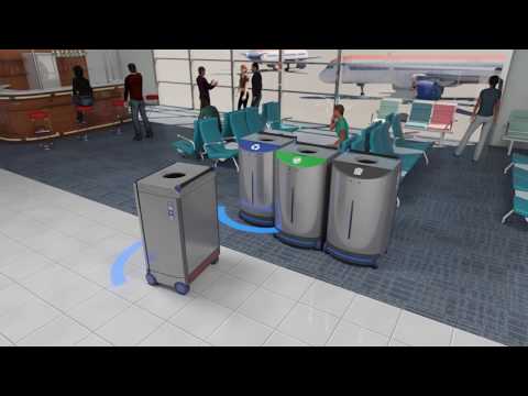 Trash Can in Airport using SLAM, AI, CV, and ML Trash Can in Airport using SLAM, AI, CV, and ML