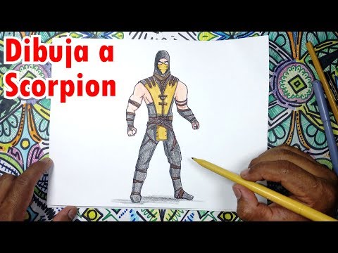 Cómo Dibujar A Sub Zero De Mortal Kombat X How To Draw Sub Zero