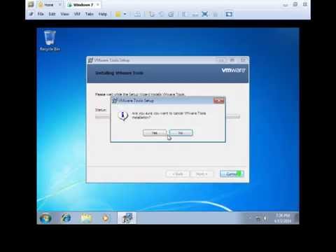 Menginstal Windows 7 melalui Virtual Machine (VM Ware)