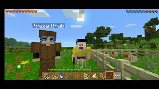 Minecraft with my friend Krazy krab (BFS)