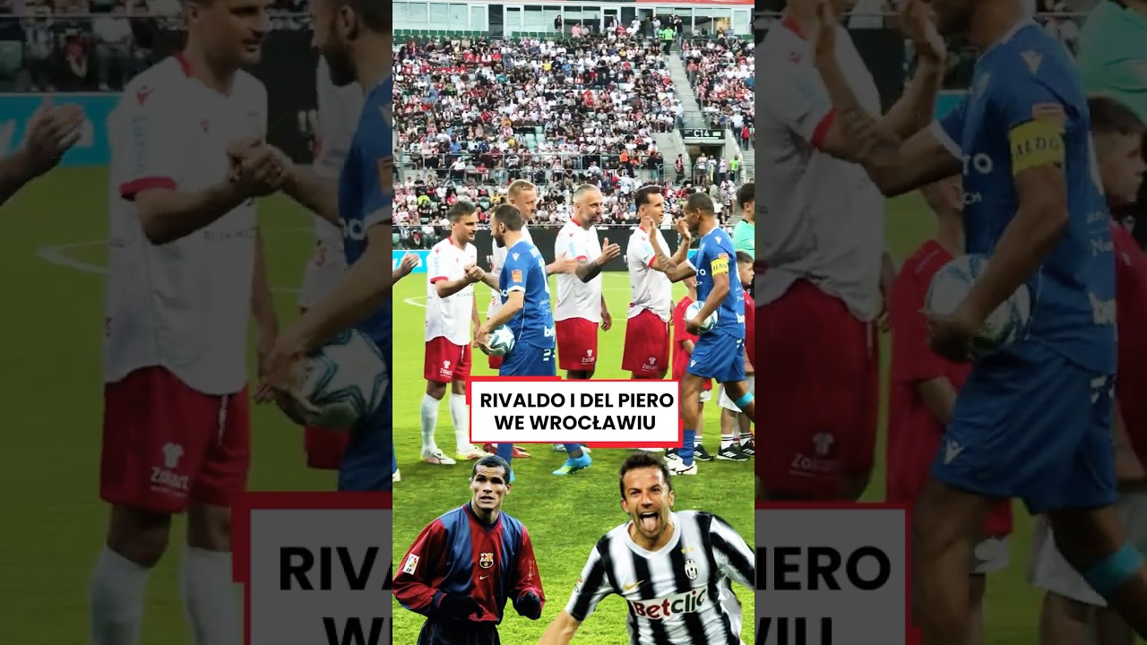 Rivaldo i del piero we wrocławiu #shorts