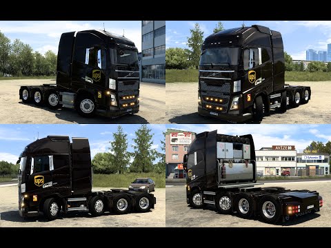 SKIN VOLVO FH 2012 UPS 1.0 1.40 1.46