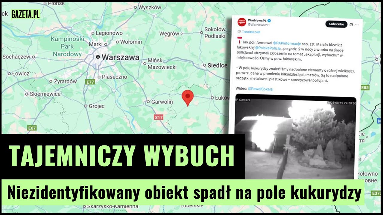 Wojsko i żabole w Osinach. Tajemniczy wybuch w nocy | Gazeta.pl