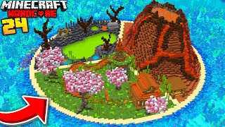 I Built Custom Biomes in Minecraft Hardcore
