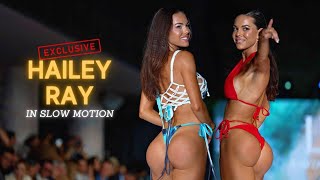 Hailey Ray in Slow Motion Miami Swim Week | Model Video