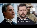 LIVE: US Secretary of State Antony Blinken chairs virtual panel with Ukraine President Volodymyr …