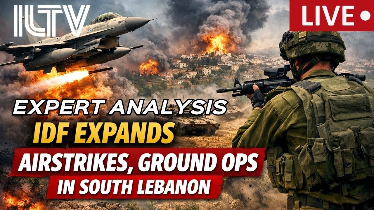 ILTV On The Hour – March 18, 2026 | Israel Pushes Forward: New Phase of War Unfolds in South Lebanon