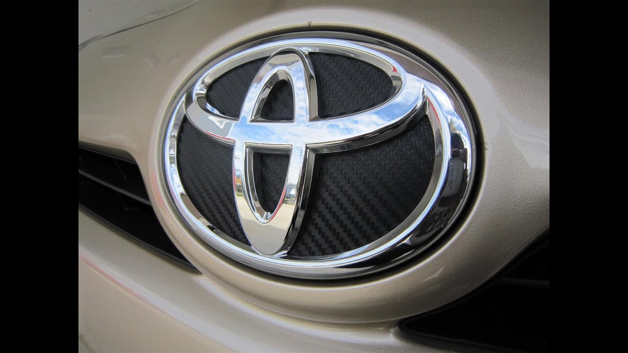 carbon fiber toyota emblem #6