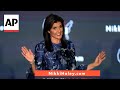 Nikki Haley tries to frame her losses to Trump as a victory