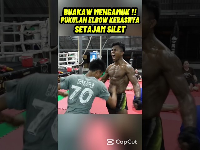 #buakaw MENGAMUK ELBOW KERASNYA BAK SILET #muaythai #buakawbanchamek