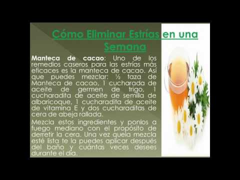 Como eliminar estrias y celulitis en una semana