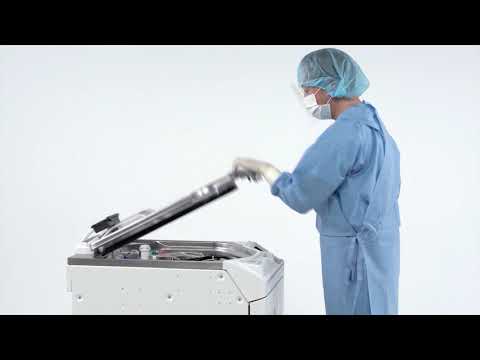 The OER-Elite, the next-generation automated endoscope reprocessor (AER) from Olympus, simultaneously cleans and disinfects up to two endoscopes in 28 minutes. The OER-Elite, the next-generation automated endoscope reprocessor (AER) from Olympus, simultaneously cleans and disinfects up to two endoscopes in 28 minutes.